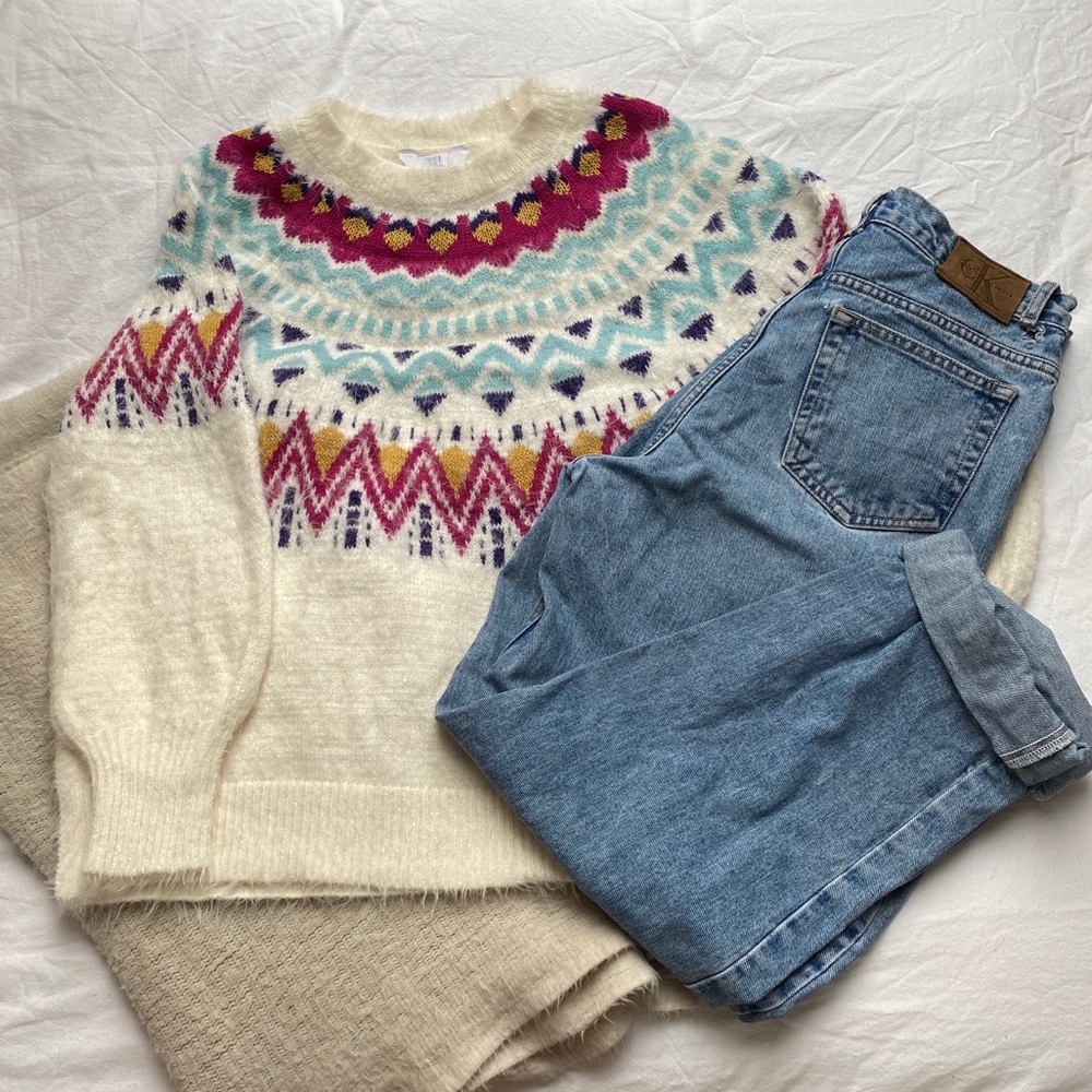 Cozy fair isle sweater